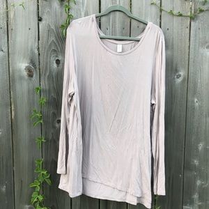 Old Navy Millennial pink soft hi-lo tee